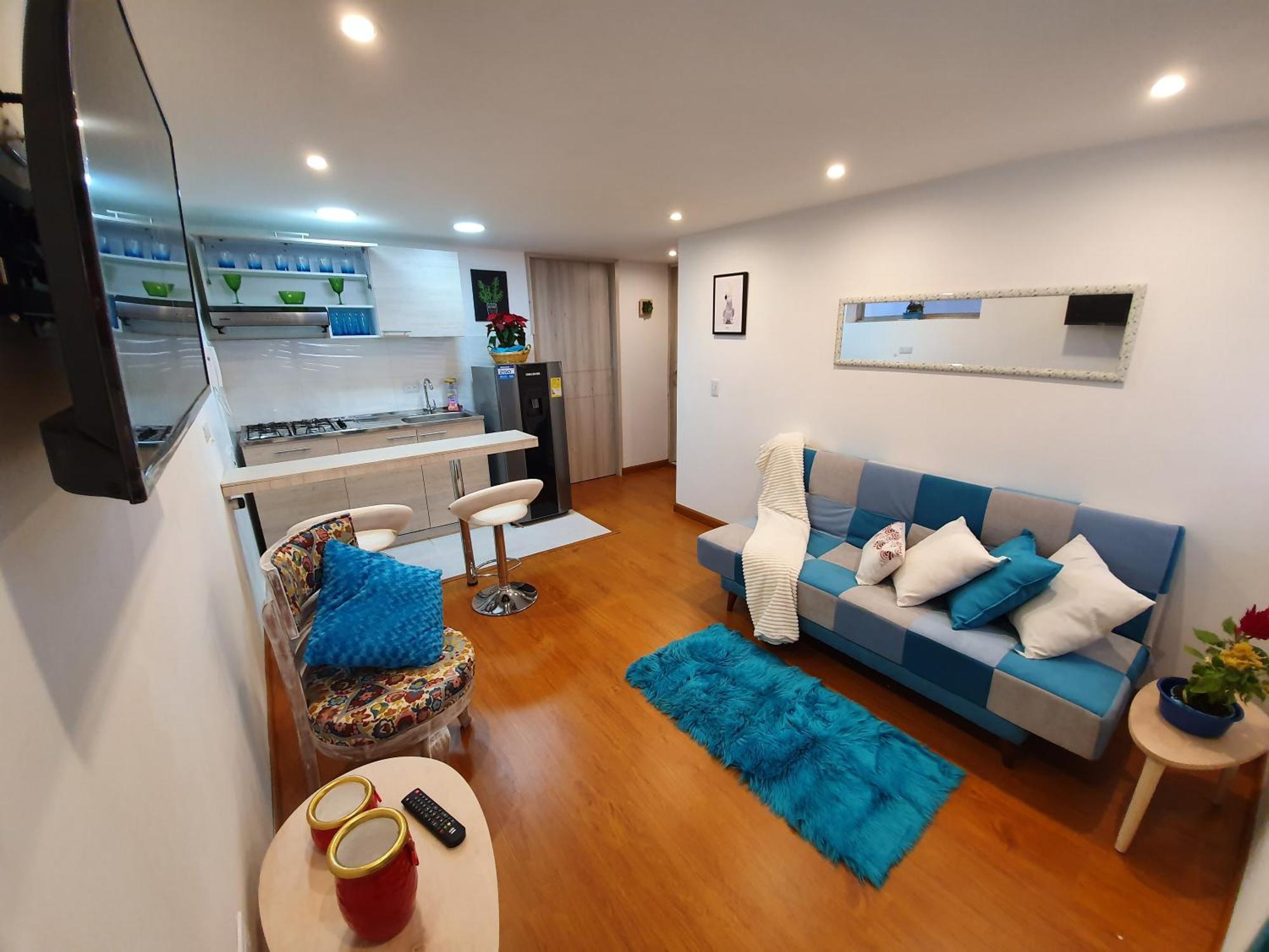 Apartment Homy - Corferias, Embassy, Airport, G12, Un, Agora